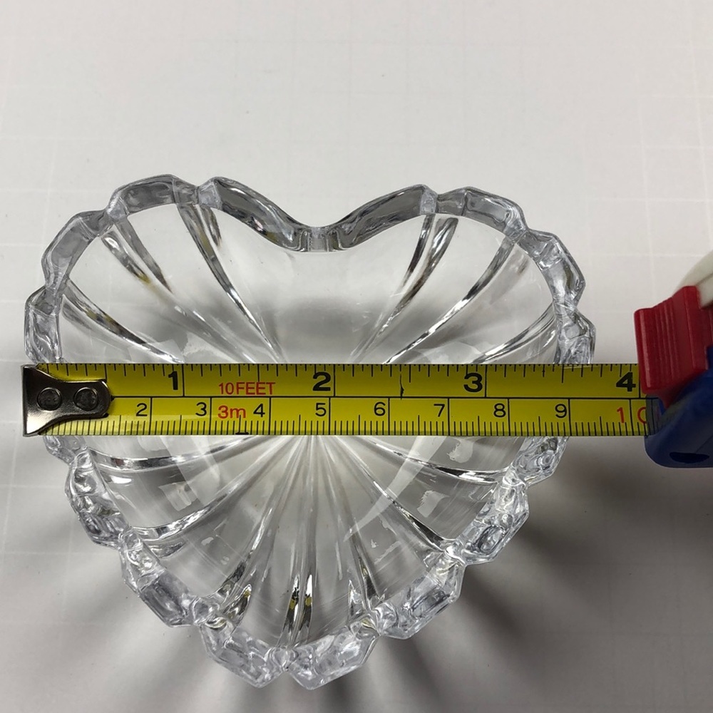 Glass Heart Jewelry Dish - Picture 4 of 5